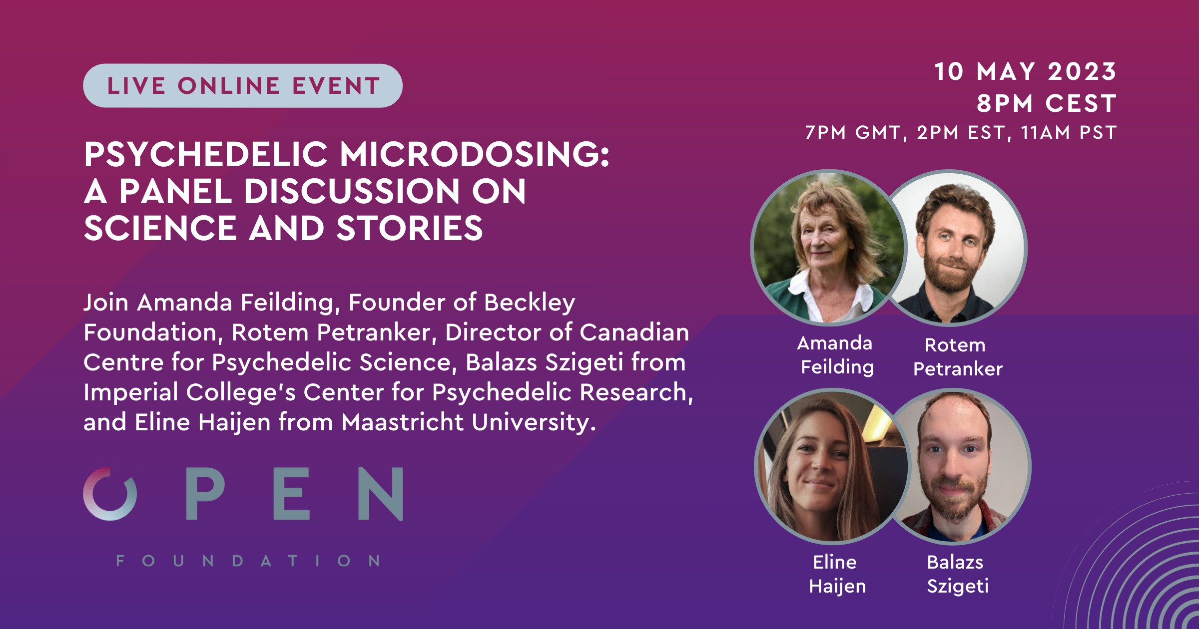 Psychedelic Microdosing A Panel Discussion on Science and Stories