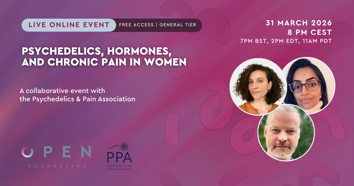 Psychedelics, Hormones, and Chronic Pain in Women