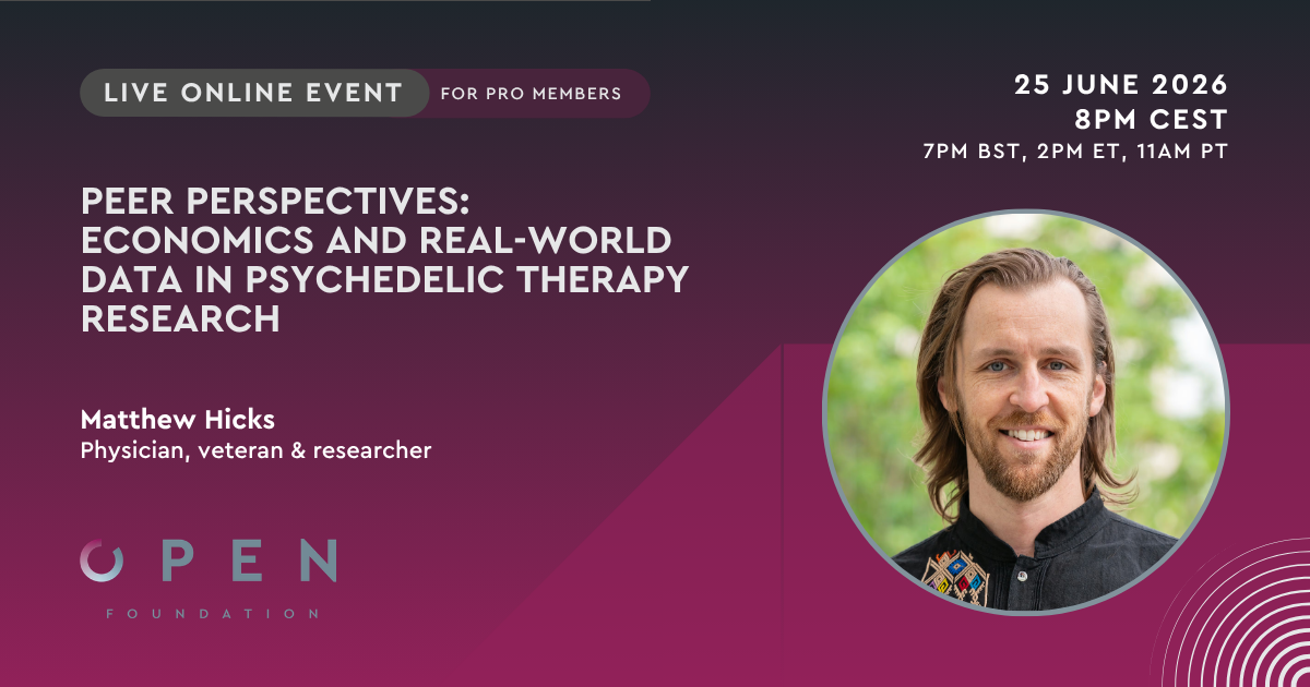 Peer Perspectives Economics and Real-World Data in Psychedelic Therapy Research