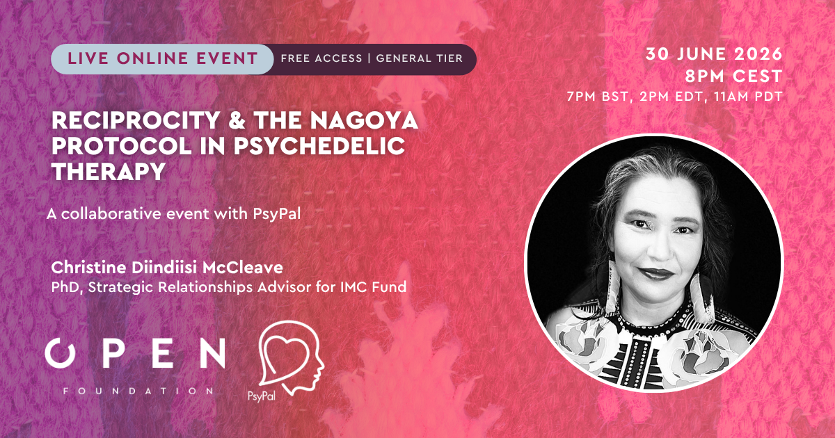 Reciprocity & the Nagoya Protocol in Psychedelic Therapy