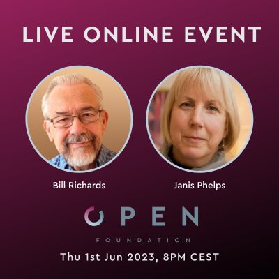 Bill-Richards-Janis-Phelps-OPEN-Foundation-Online-Event-Page-June-2023-Square